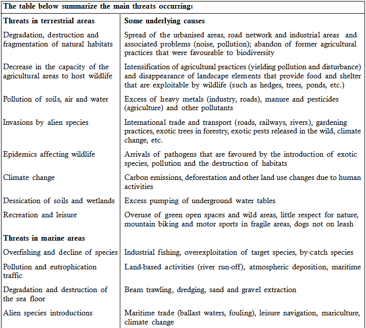 Threats to Biodiversity and Biodiversity Conservation: Biodiversity