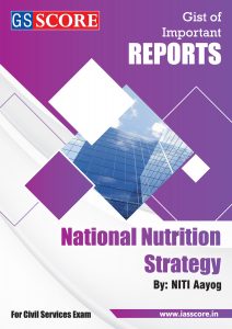 National Nutrition Strategy by NITI Aayog